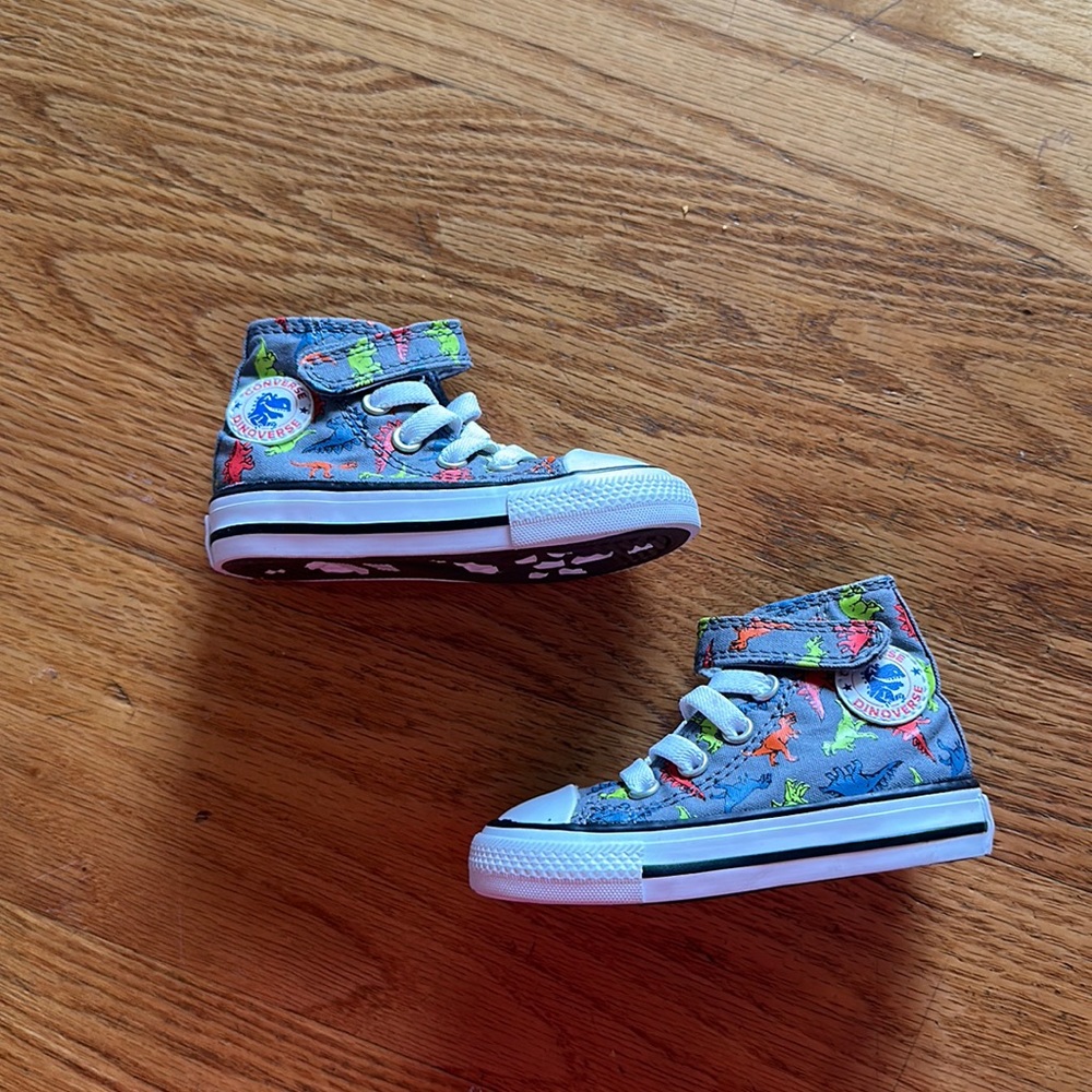 Dinosaur Converse sneakers